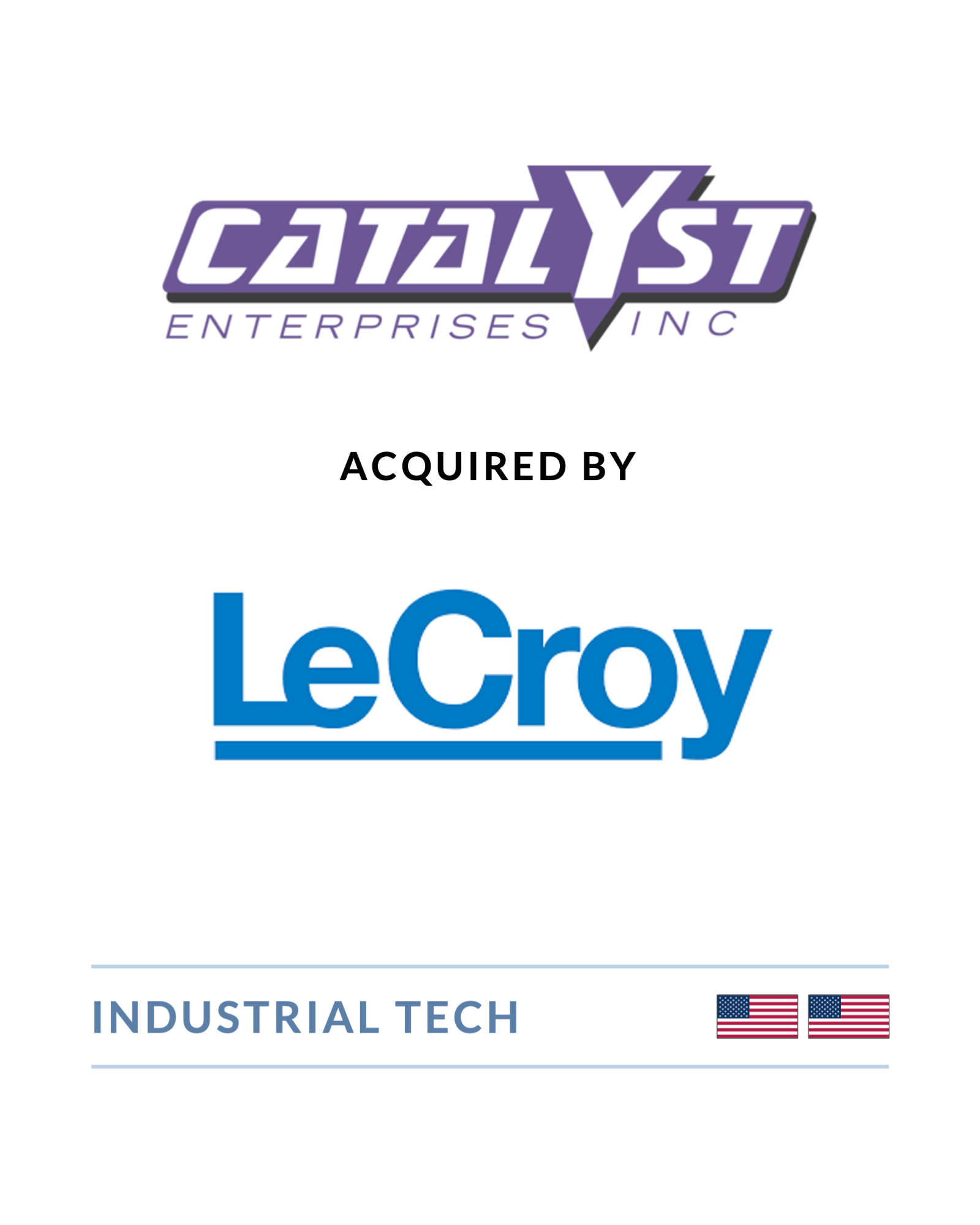 Catalyst Enterprises - Acquired by LeCroy