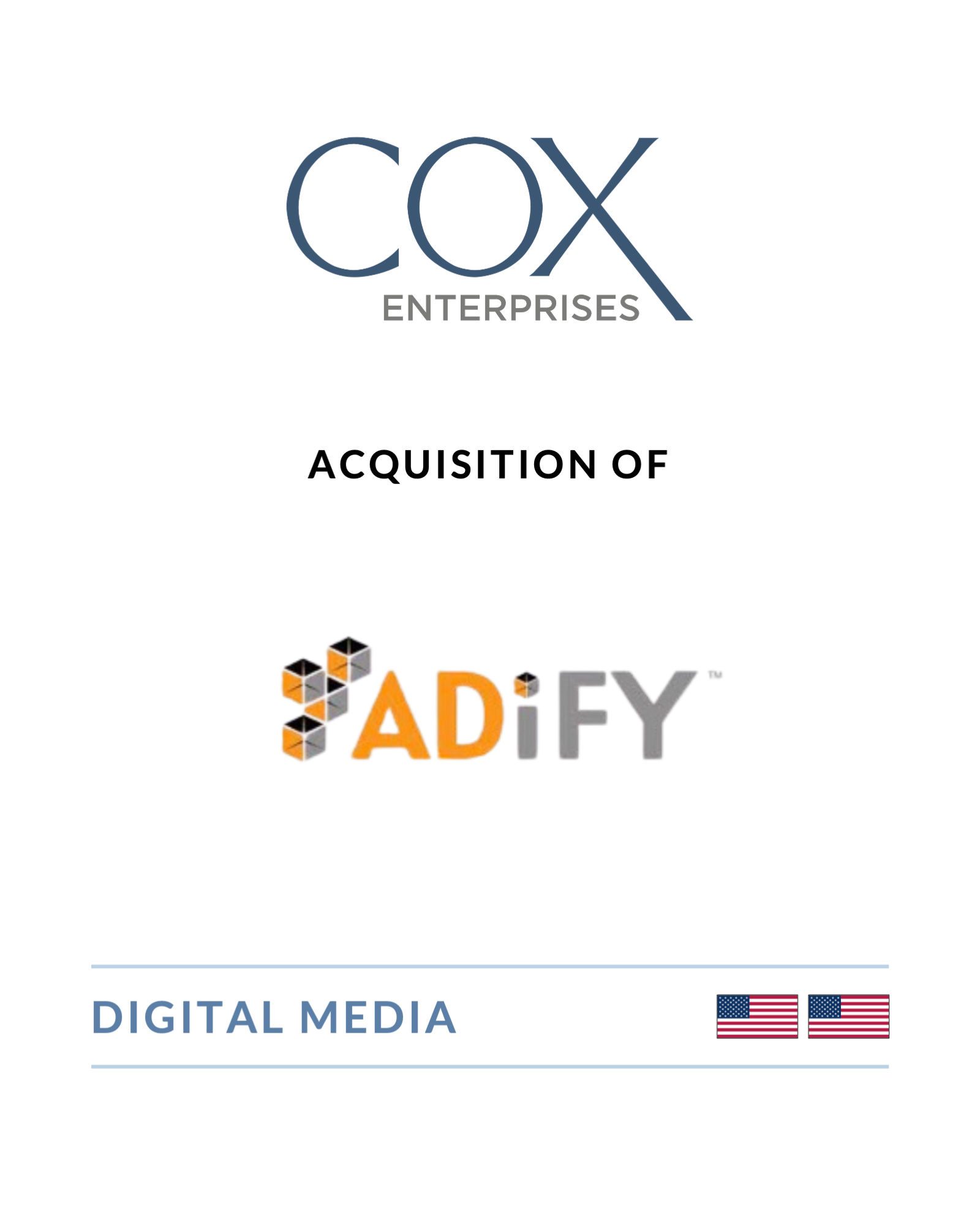 Cox Enterprises - Acquisition of ADiFY