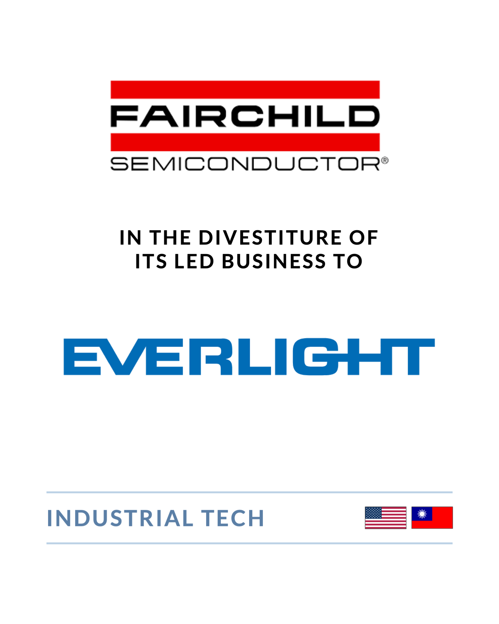 Fairchild Semiconductor - Divestiture of LED Business to Everlight