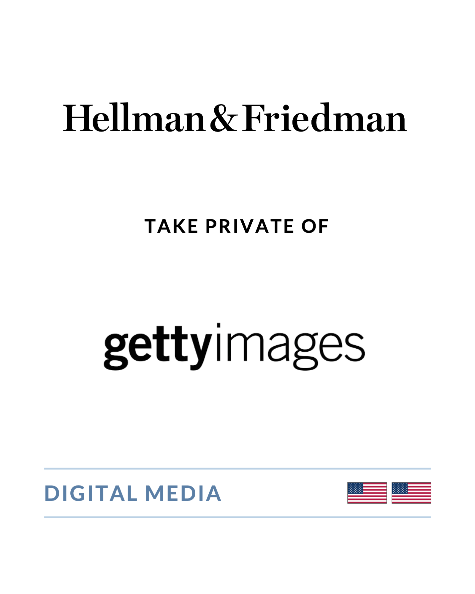 Hellman and Friedman - Take Private of Getty Images