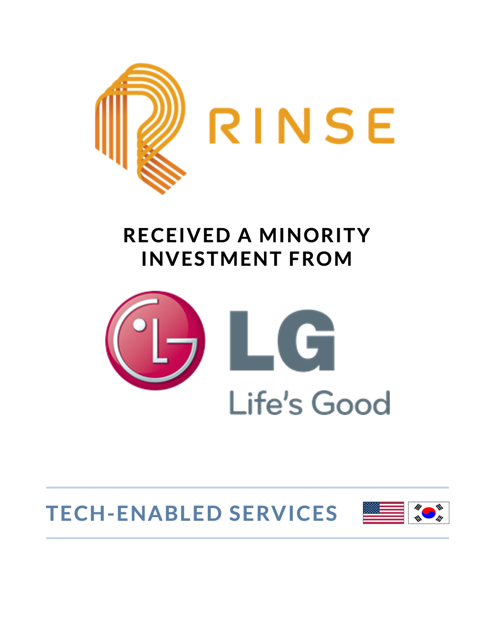 Rinse - Minority Investment from LG
